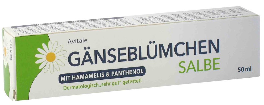 Avitale GÄNSEBLÜMCHEN SALBE mit Hamamelis und Panthenol 50 ml Salbe
