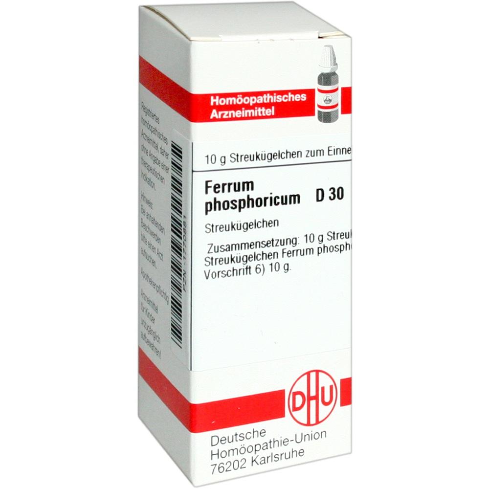 FERRUM PHOSPHORICUM D 30 Globuli 10 g Globuli