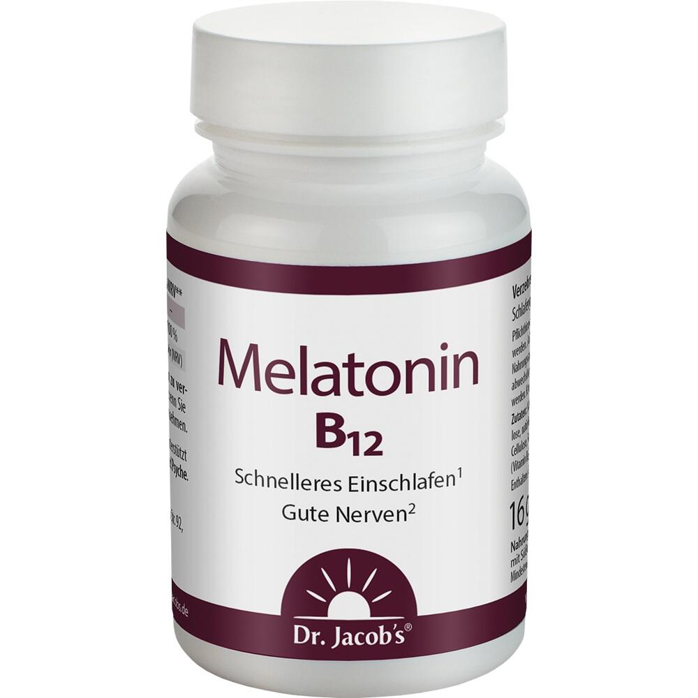 Dr. Jacob's Melatonin B12 60 Lutschtabletten 1 mg vegan