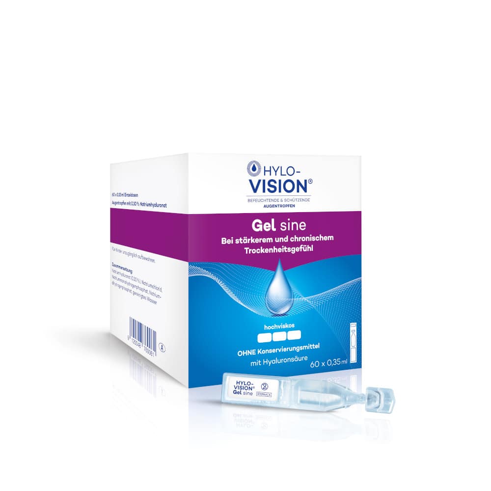 HYLO-VISION Gel sine Einzeldosispipetten 60X0.35 ml Einzeldosispipetten