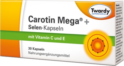 Twardy Carotin Mega + Selen-Kapseln  30 St Kapseln