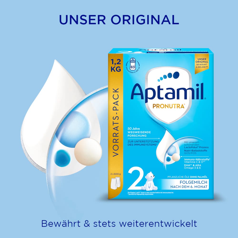 Aptamil PRONUTRA 2 FOLGEMILCH 1200 g Pulver