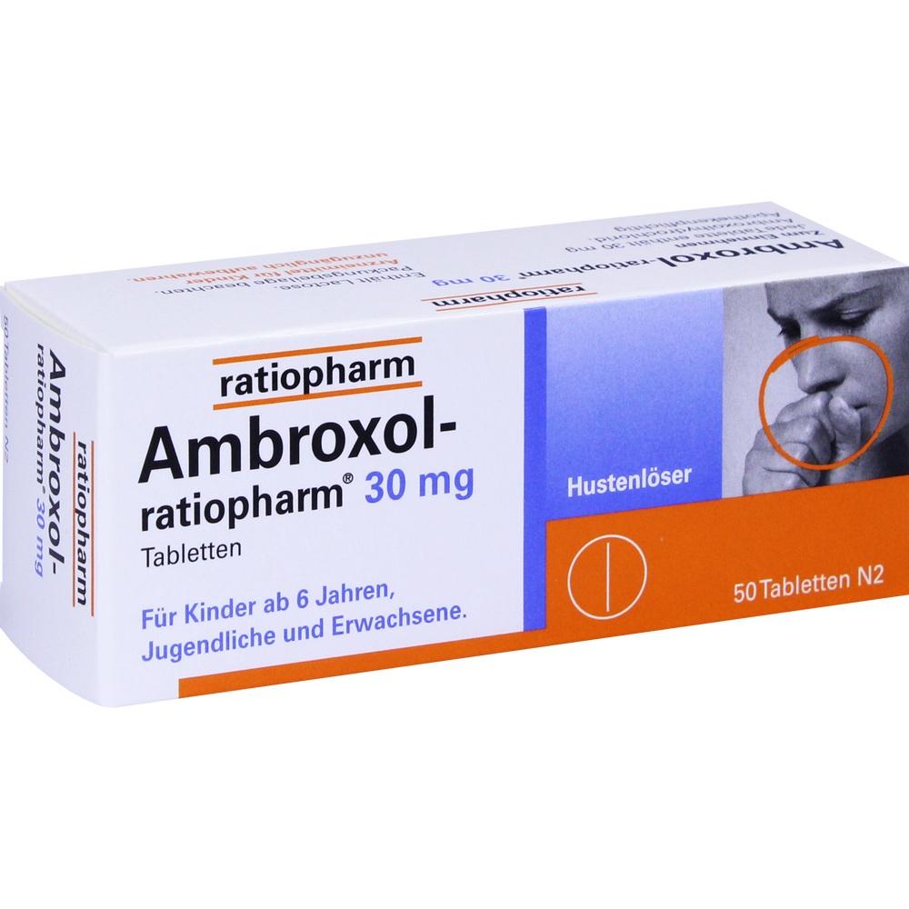 Ambroxol-ratiopharm 30mg Hustenlöser 50 St Tabletten