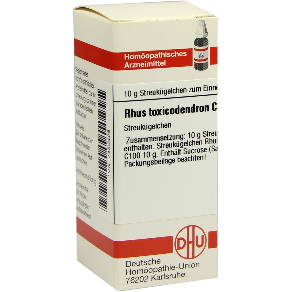 RHUS TOXICODENDRON C 100 Globuli 10 g Globuli