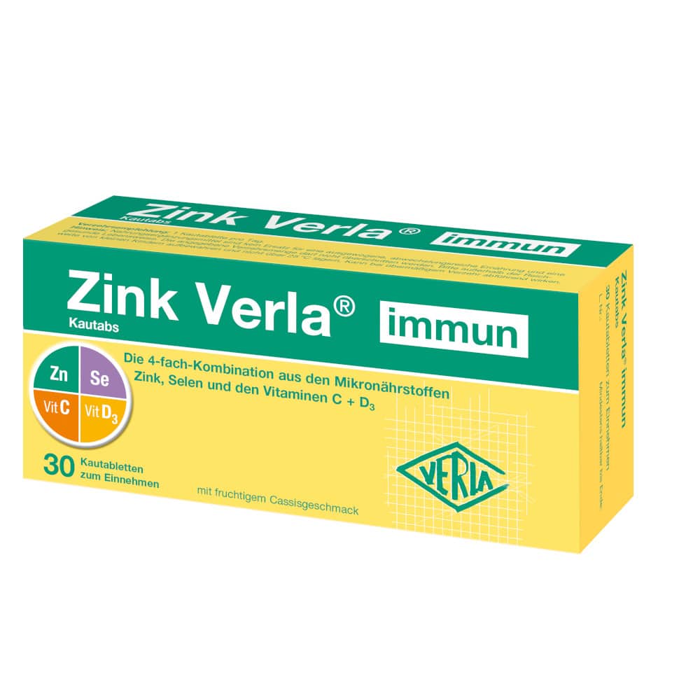 Zink Verla immun  30 St Kautabletten