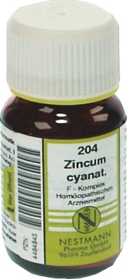 ZINCUM CYANATUM F Komplex Nr.204 Tabletten 120 St Tabletten