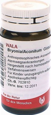 Bryonia/Aconitum Globuli 20 g Globuli