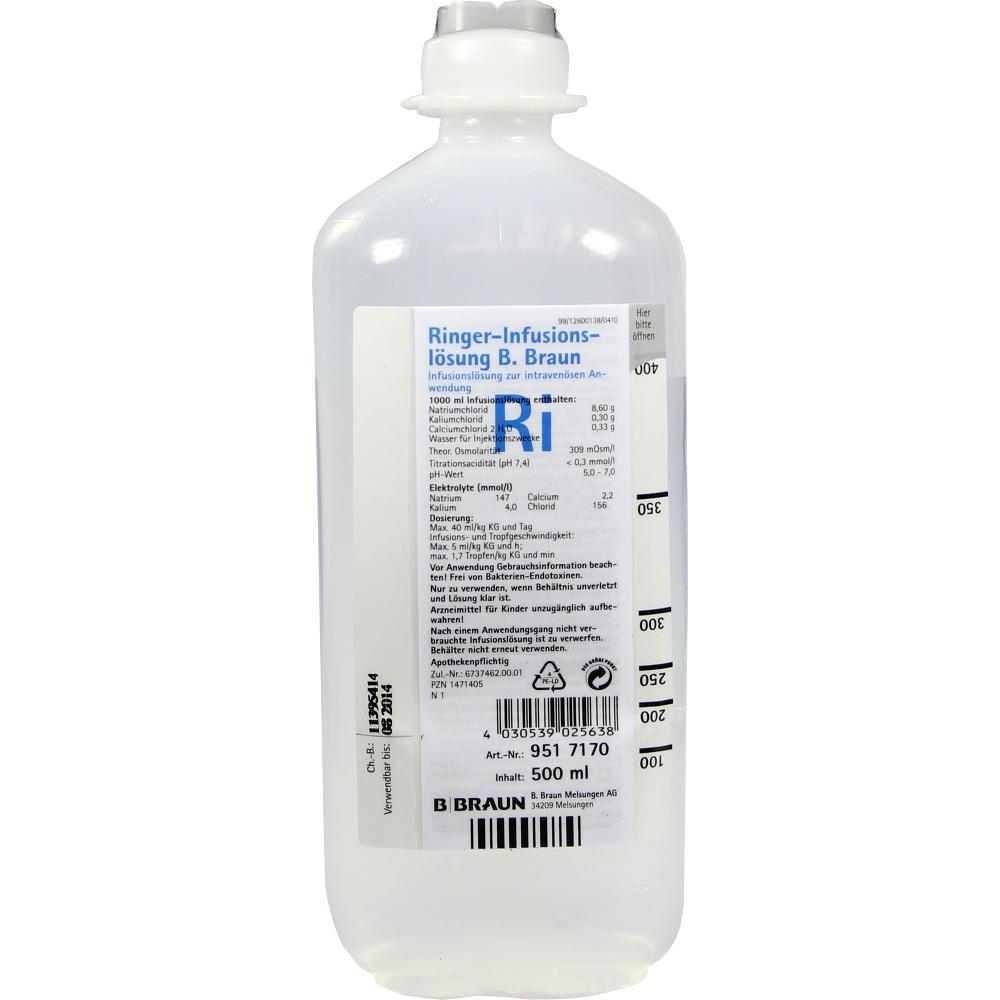 Ringer Lösung B Braun Ecoflac Plus 500 ml Infusionslösung