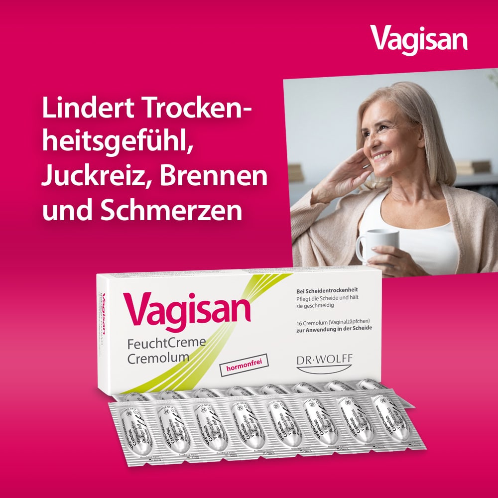 Vagisan FeuchtCreme Cremolum - Zäpfchen 16 St Vaginalsuppositorien