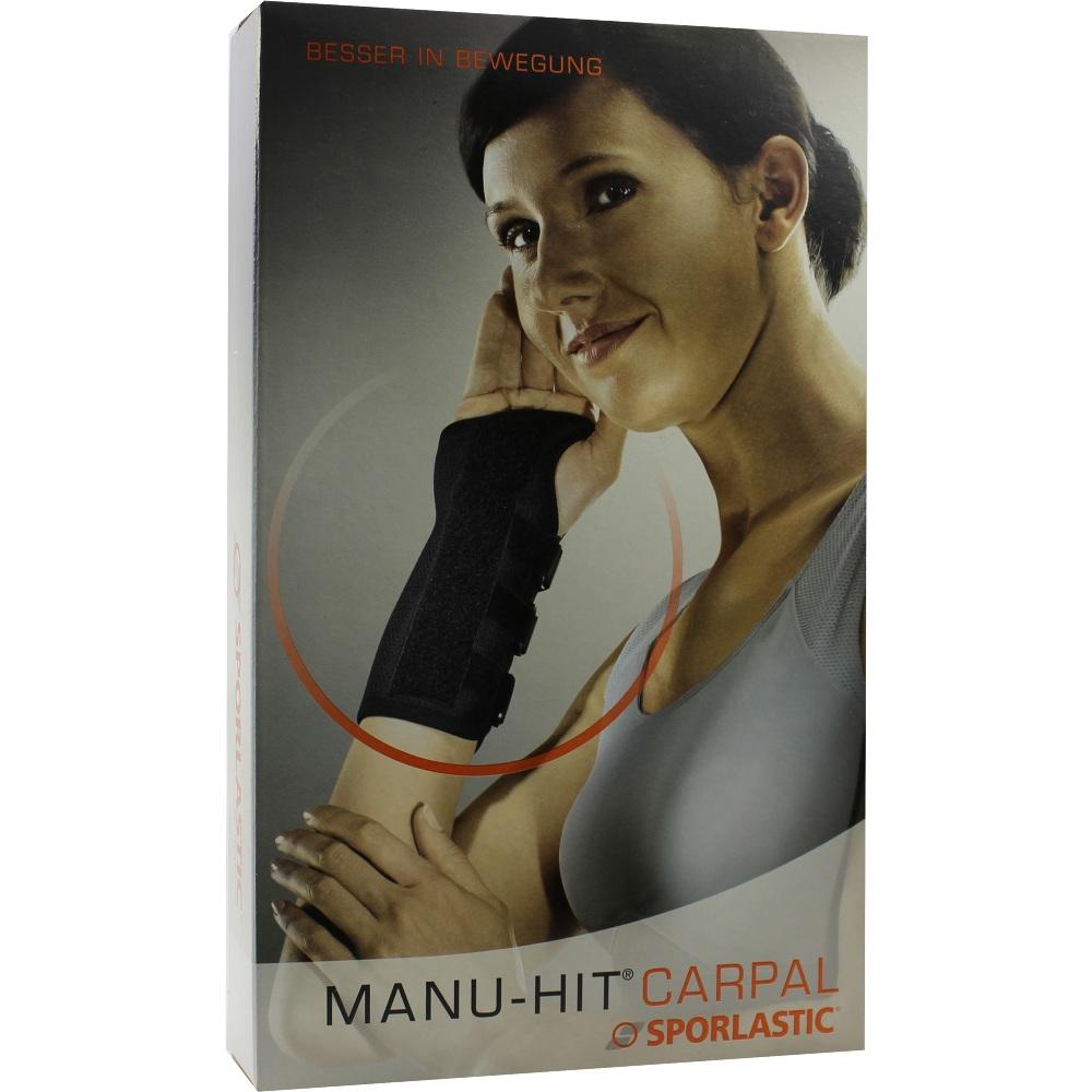 MANU-HIT CARPAL Orthese links Gr.S schwarz 07233 1 St Bandage
