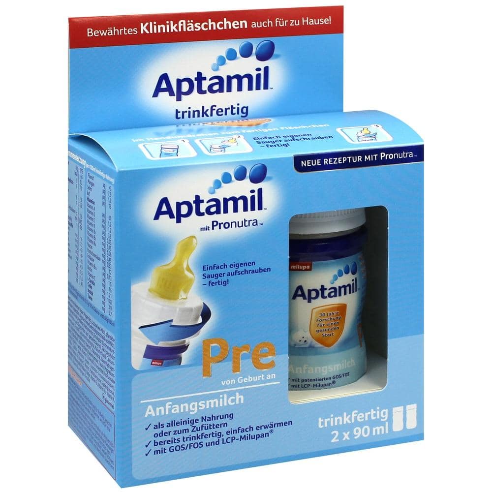 Aptamil Pronutra PRE Anfangsmilch 2X90 ml Flüssigkeit