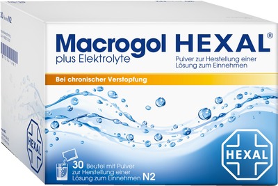 Macrogol HEXAL plus Elektrolyte 30 St Pulver zur Herstellung einer Lösung zum Einnehmen
