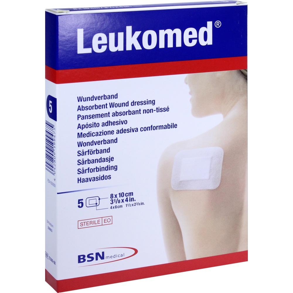 LEUKOMED sterile Pflaster 8x10 cm 5 St Pflaster