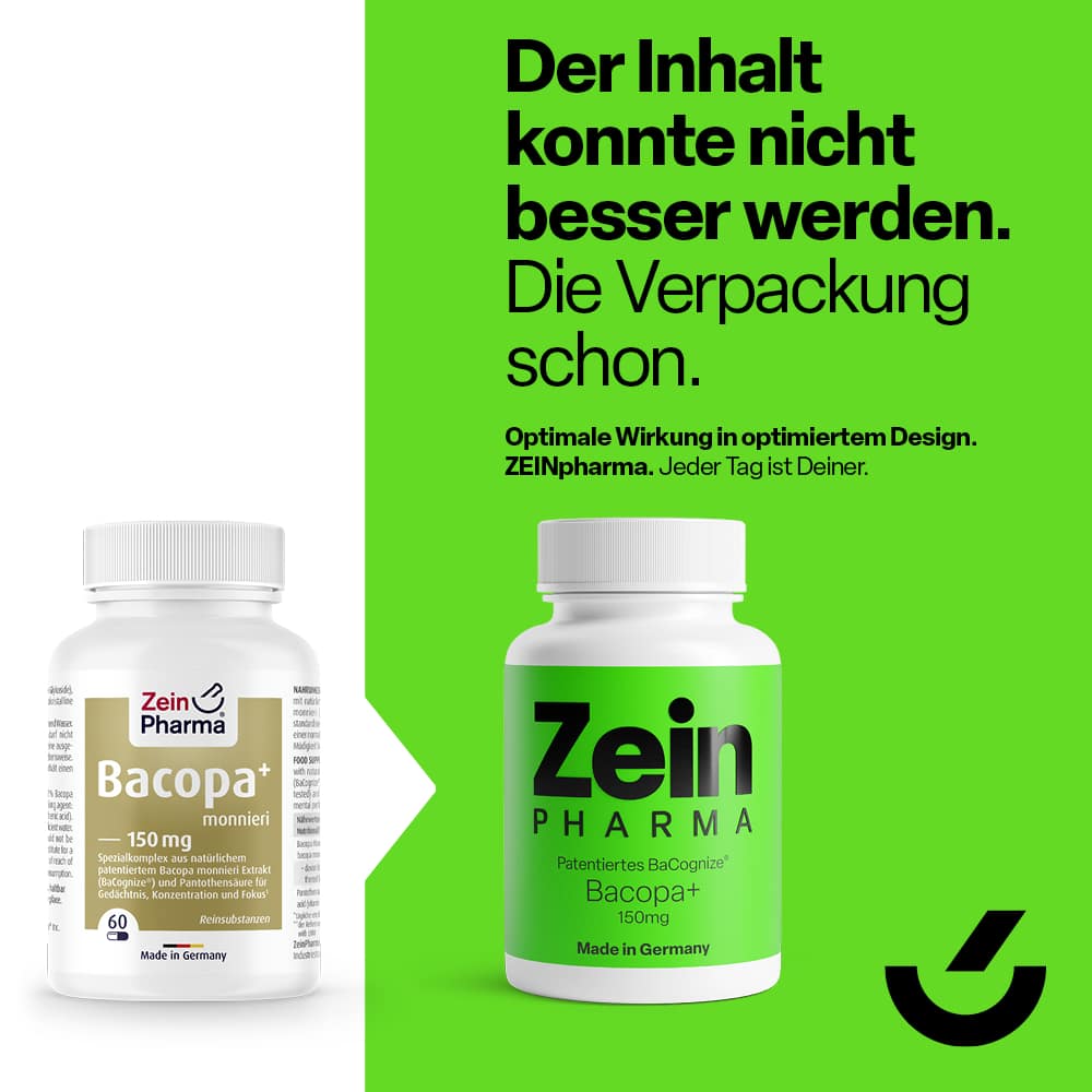 Zein Pharma Bacopa+  monnieri 150mg 60 St Kapseln