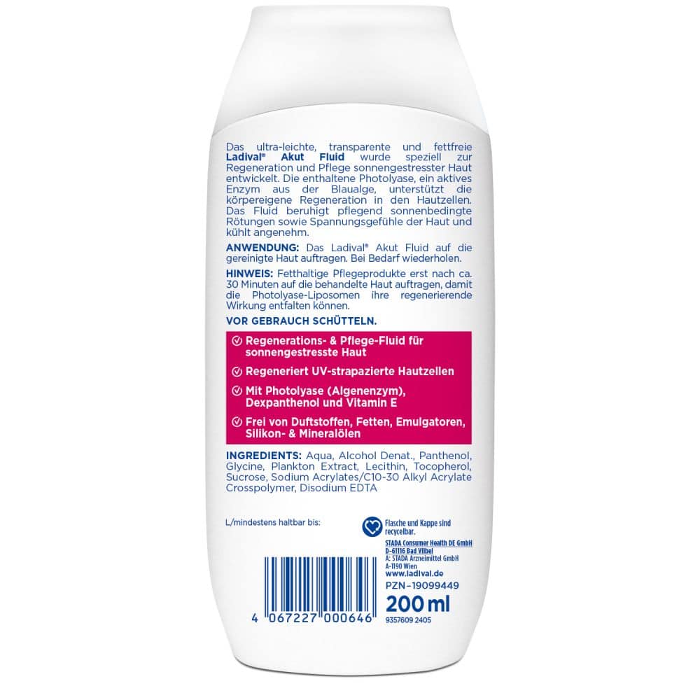 Ladival Sonnengestresste Haut Akut Fluid 200 ml Flüssigkeit