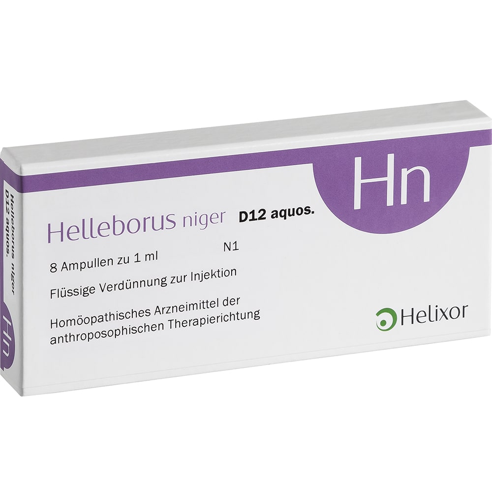 HELLEBORUS NIGER D 12 aquos.Ampullen 8 St Ampullen