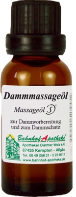 Dammmassageöl  20 ml Öl
