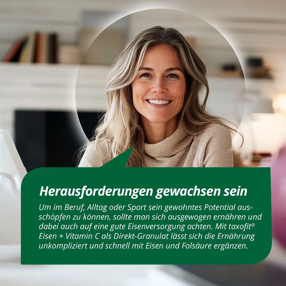 taxofit DIREKT Eisen + Vitamin C 20 St Granulat