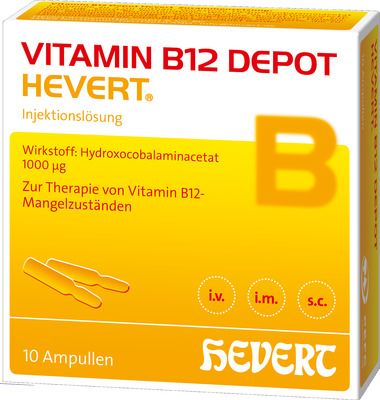 VITAMIN B12 DEPOT HEVERT 10 St Ampullen