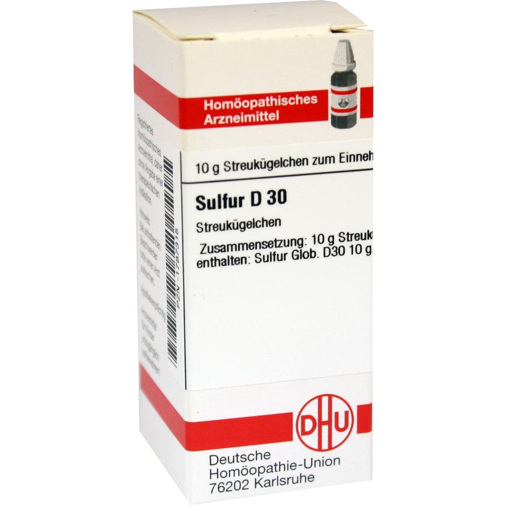 SULFUR D 30 Globuli 10 g Globuli
