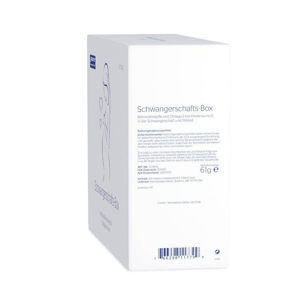 pure encapsulations Schwangerschafts-Box  60 St Kapseln