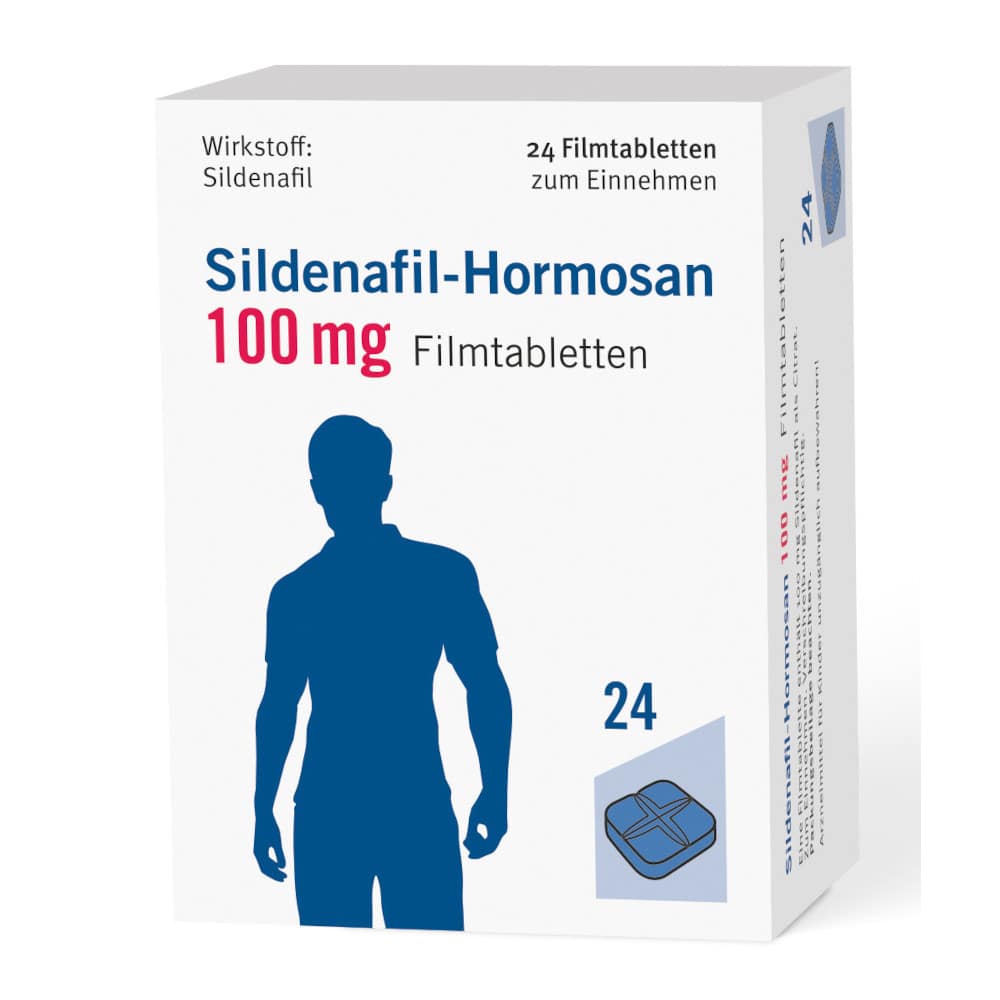 Sildenafil-Hormosan 100mg 24 St Filmtabletten
