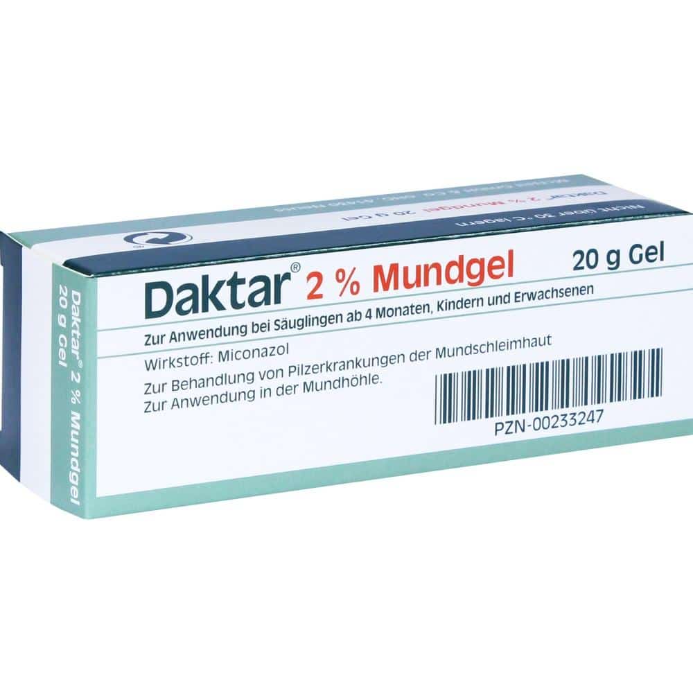 Daktar 2% Mundgel 20 g Gel
