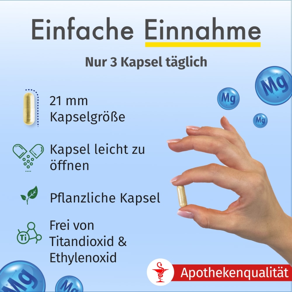 GREEN NATURALS Magnesium Citrat 120 St Kapseln