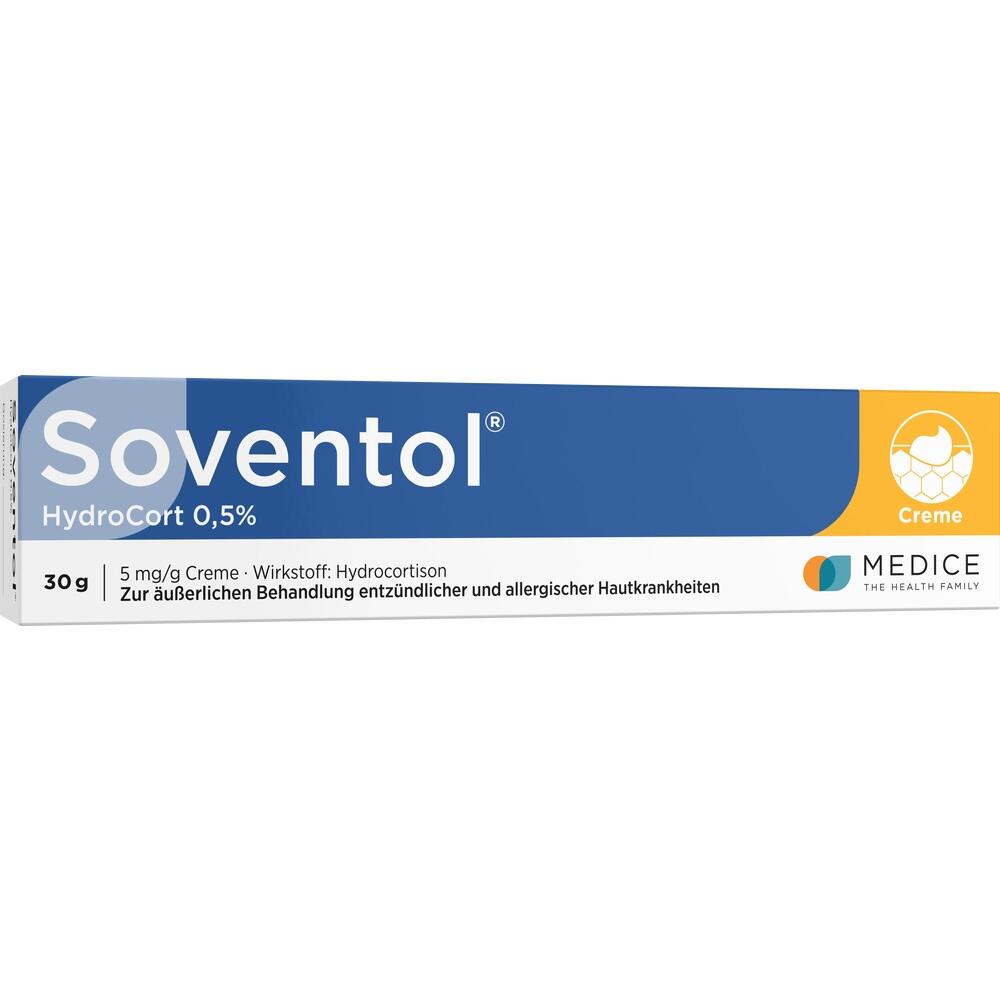 Soventol HydroCort 0,5% bei akuten Hautentzündungen 30 g Creme