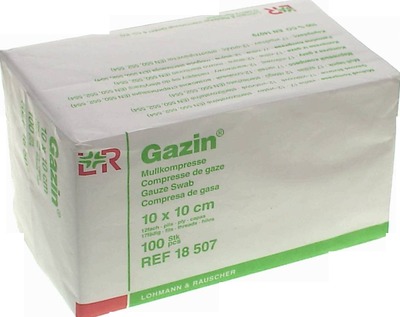 Gazin Mullkompresse 10x10 cm 100 St Kompressen