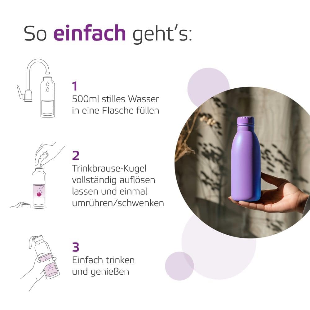 FEMAVIVA Trinkbrause-Kugeln 8 St Brausetabletten