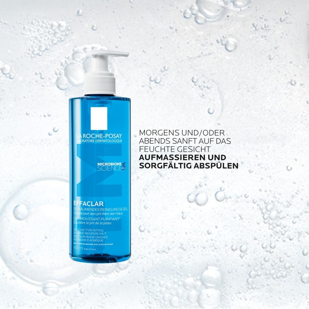 LA ROCHE-POSAY EFFACLAR SCHÄUMENDES REINIGUNGSGEL  400 ml Gel