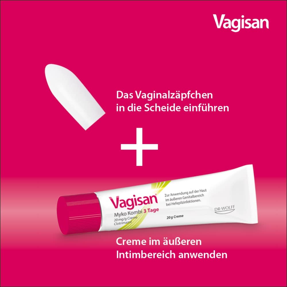 Vagisan Myko Kombi 3 Tage bei Scheidenpilz 1 Kombipackung