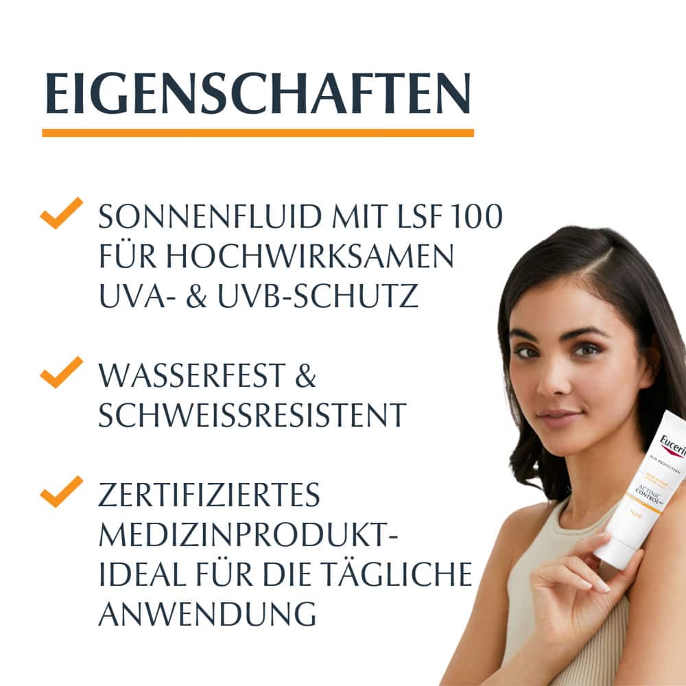 Eucerin SUN PROTECTION ACTINIC CONTROL MD FLUID 80 ml Emulsion