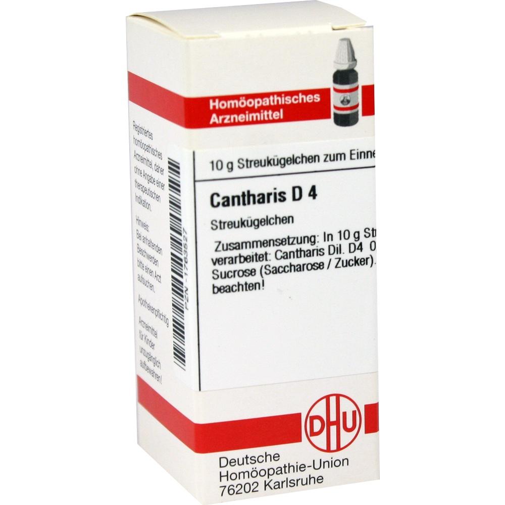 CANTHARIS D 4 Globuli 10 g Globuli