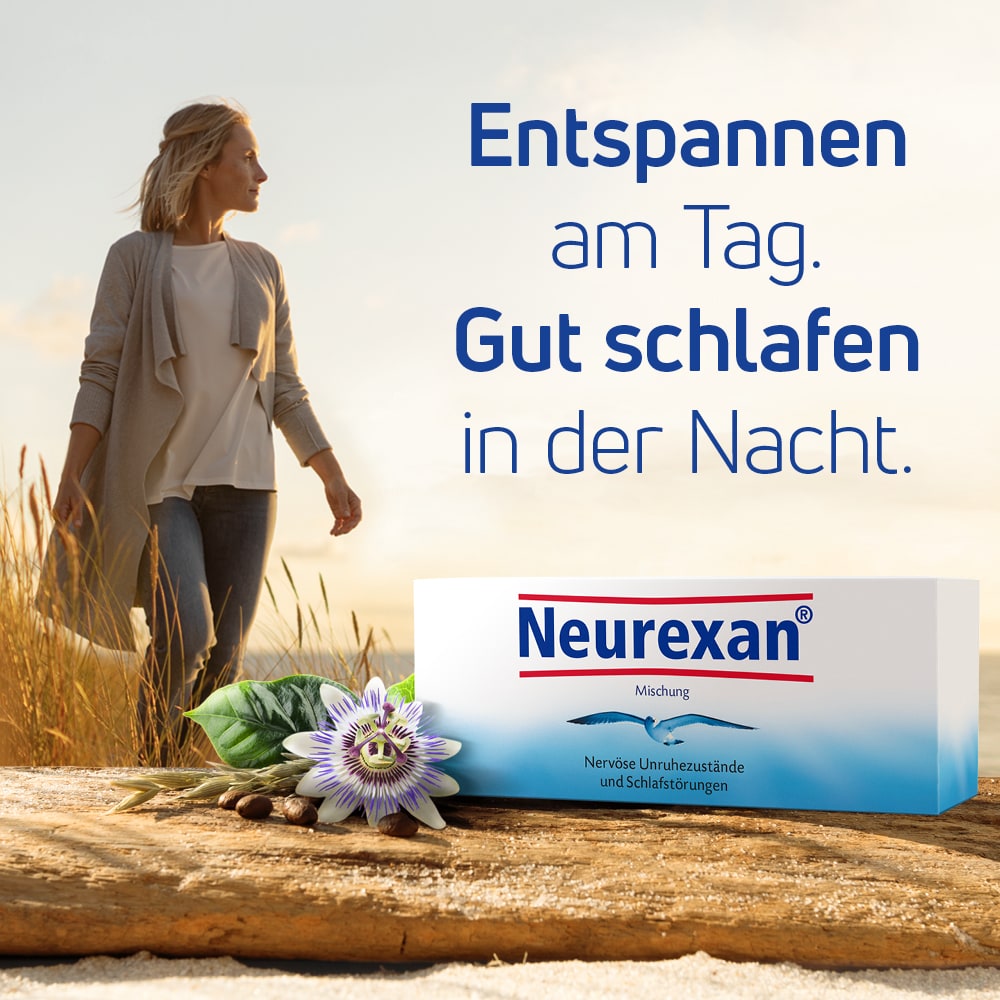 Neurexan bei Schlafstörungen und  nervösen Unruhezuständen 100 ml Tropfen