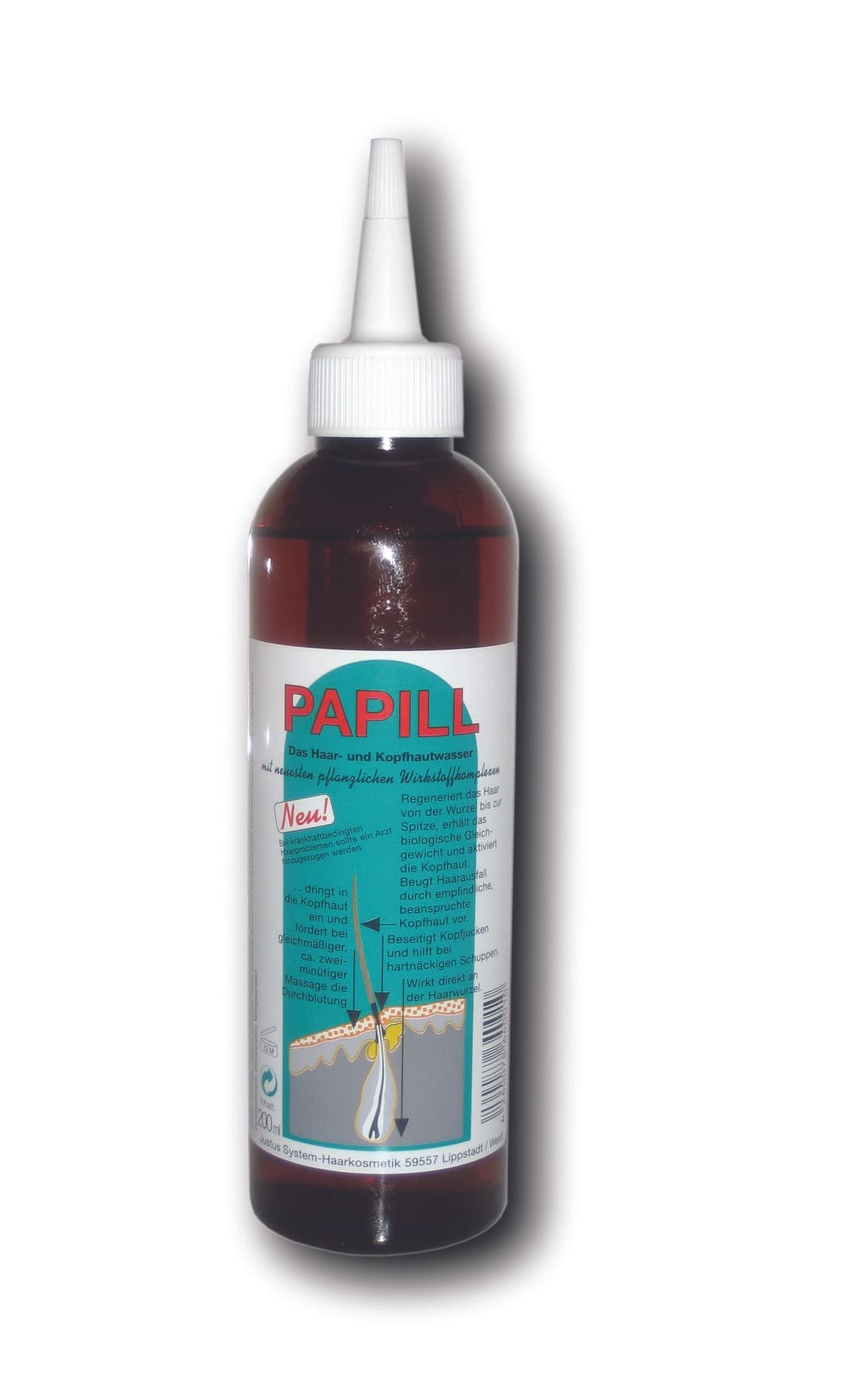 PAPILL Haar & Kopfhautwasser 200 ml Flüssigkeit