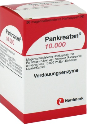 Pankreatan 10000 50 St Magensaftresistente Hartkapseln