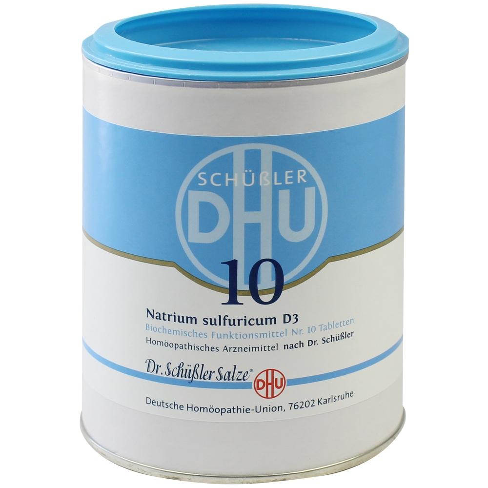 BIOCHEMIE DHU 10 Natrium sulfuricum D 3 Tabletten 1000 St Tabletten
