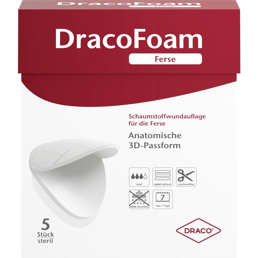 DRACOFOAM Schaumstoff Wundauflage Ferse 5 St Verband