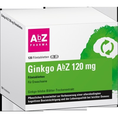 Ginkgo AbZ 120 mg 120 St Filmtabletten