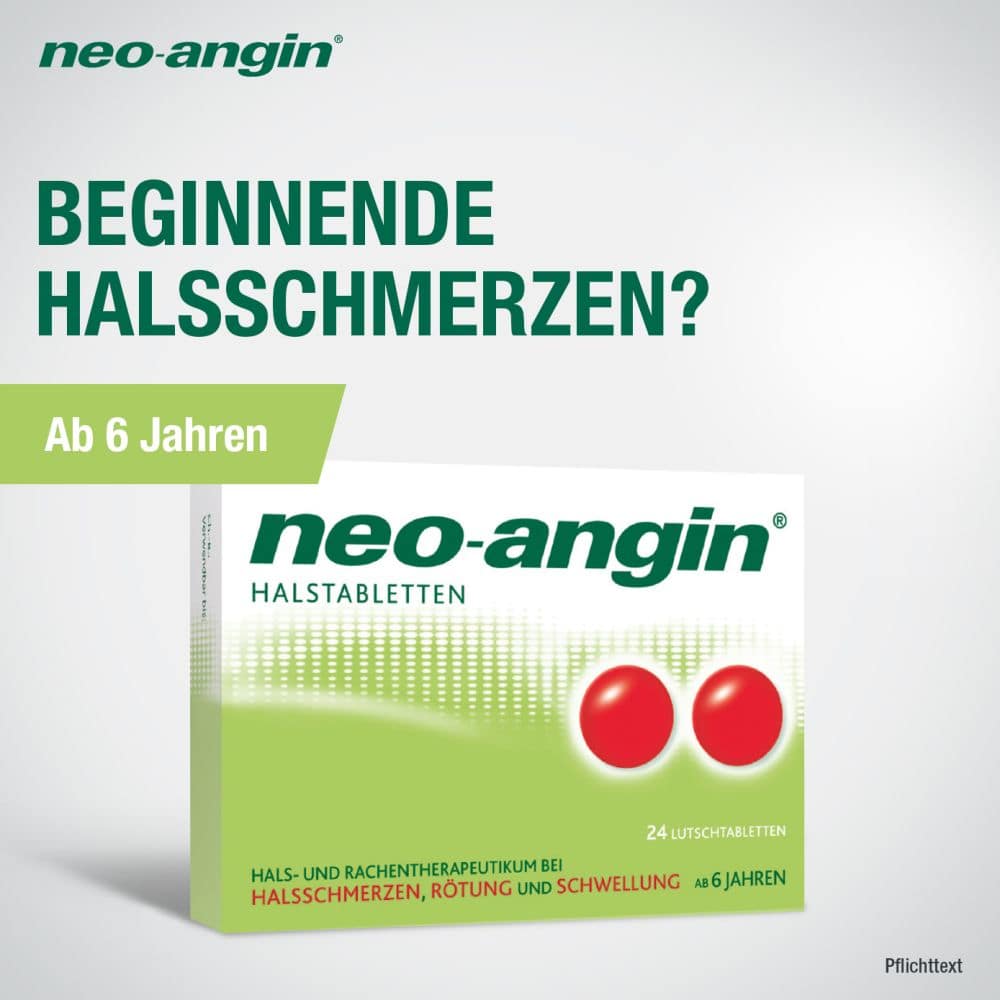 neo-angin HALSTABLETTEN 24 St Lutschtabletten