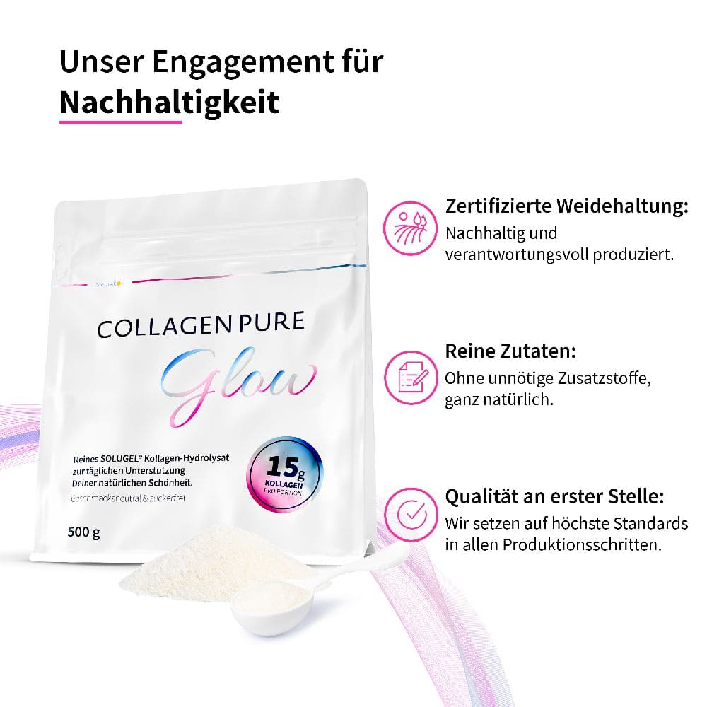 COLLAGEN PURE Glow 500 g Pulver