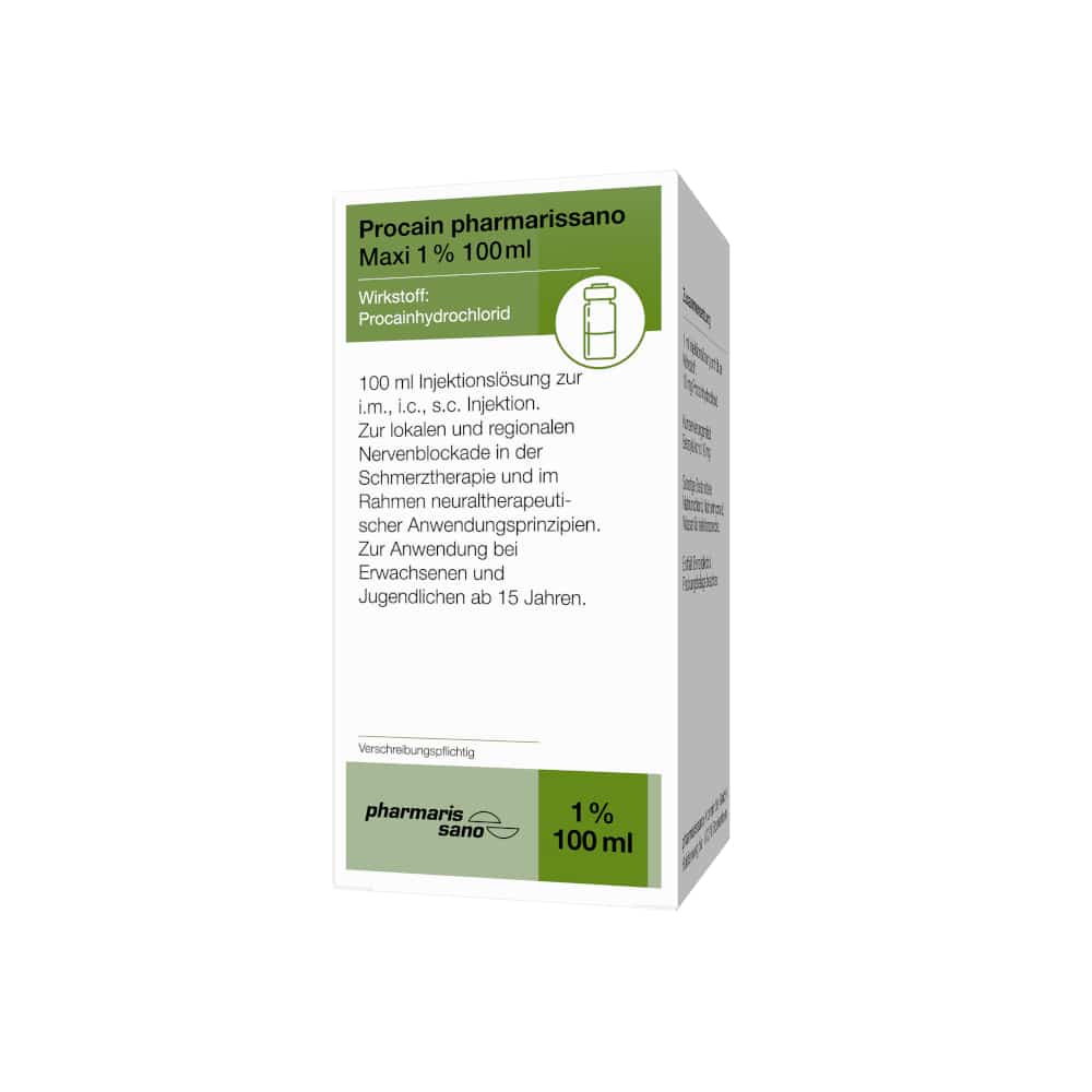 Procain pharmarissano Maxi 1% 100ml 100 ml Injektionslösung
