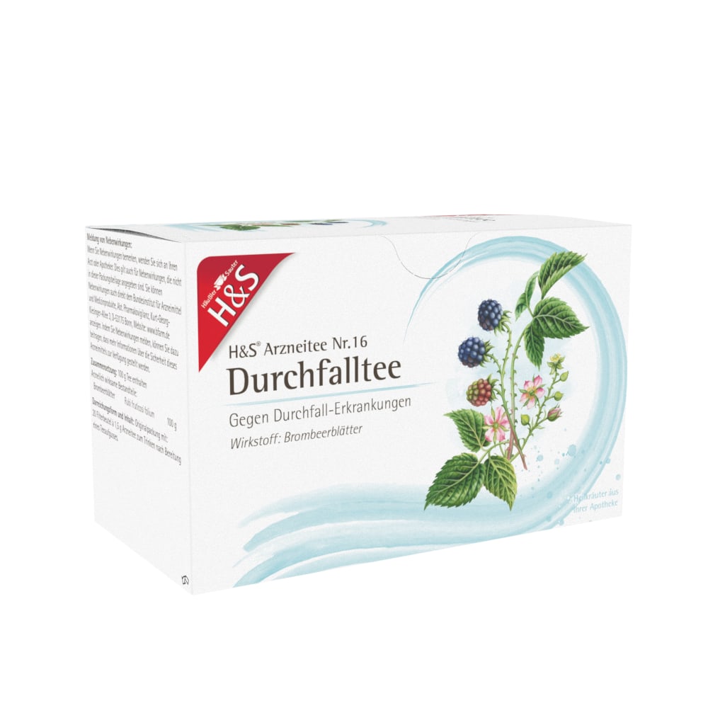 H&S Arzneitee Durchfalltee 20X1.5 g Filterbeutel