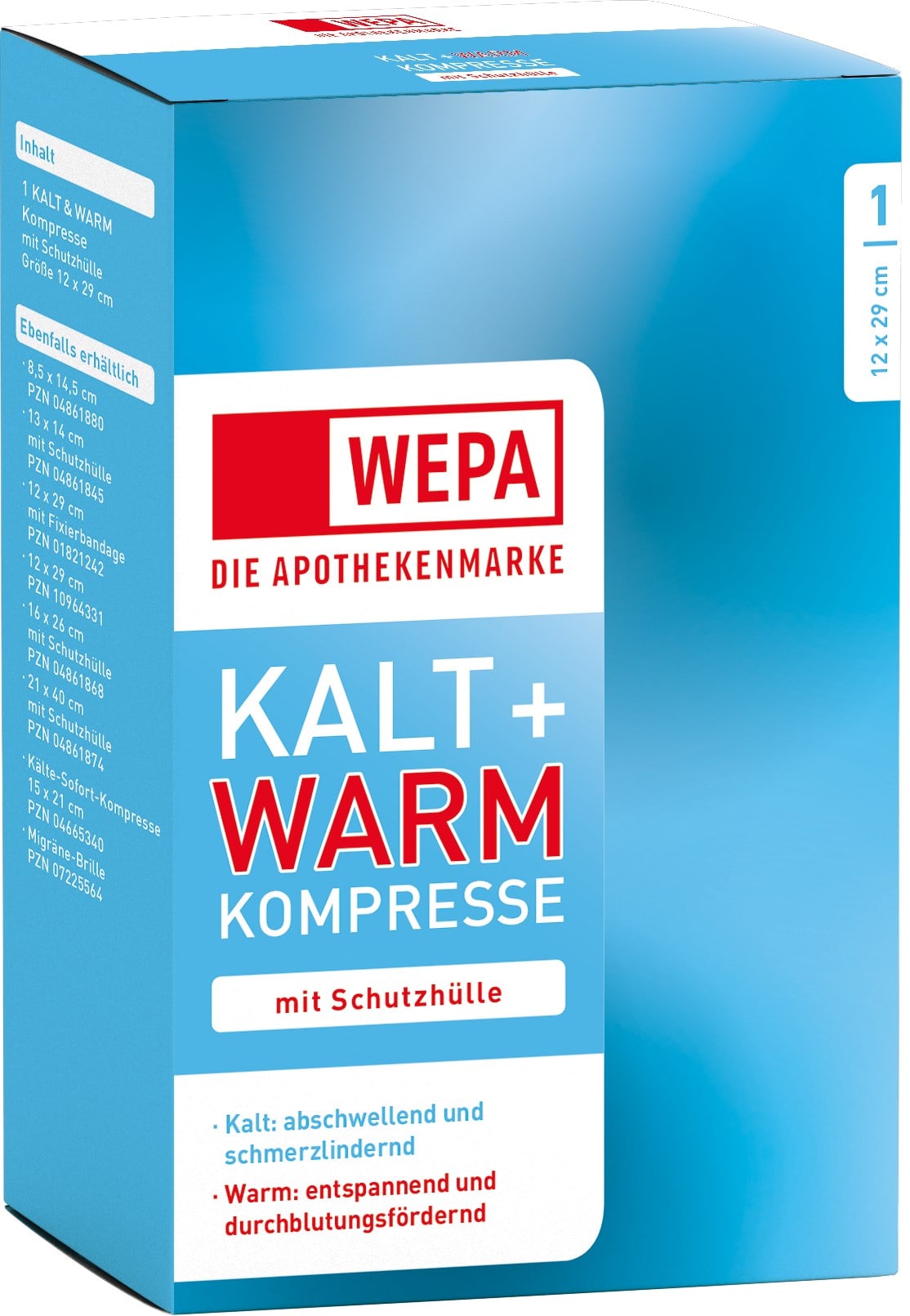 KALT-WARM Kompresse 12x29 cm 1 St Kompressen