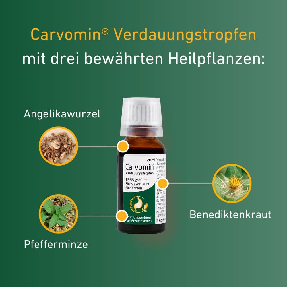 Carvomin Verdauungstropfen 20 ml Flüssigkeit zum Einnehmen