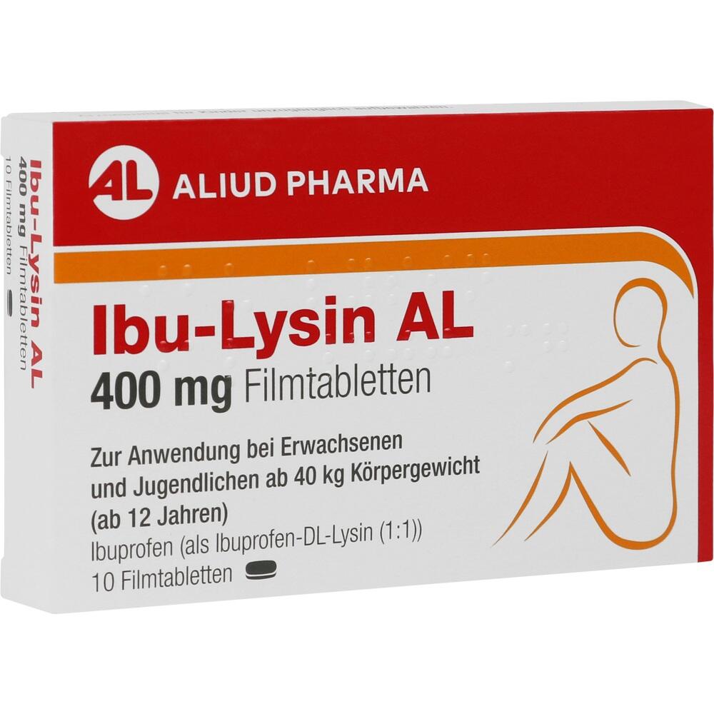 Ibu-Lysin AL 400 mg Filmtabletten bei akuten Schmerzen