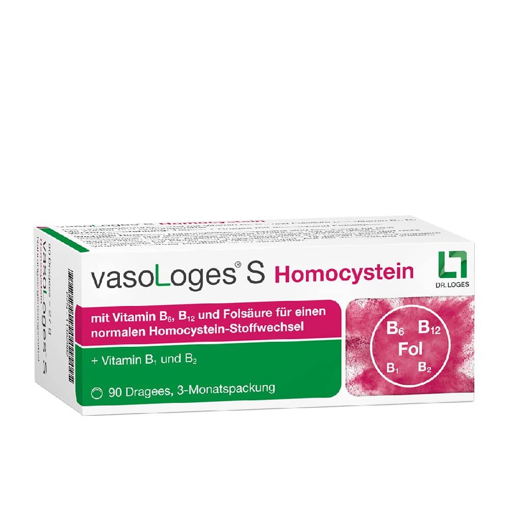 vasoLoges S Homocystein Dragees 90 St Dragees