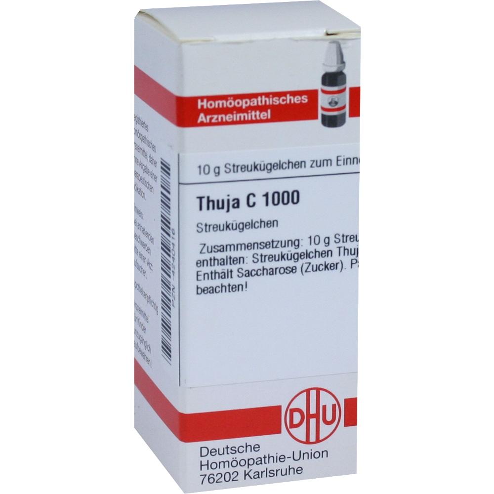 THUJA C 1000 Globuli 10 g Globuli
